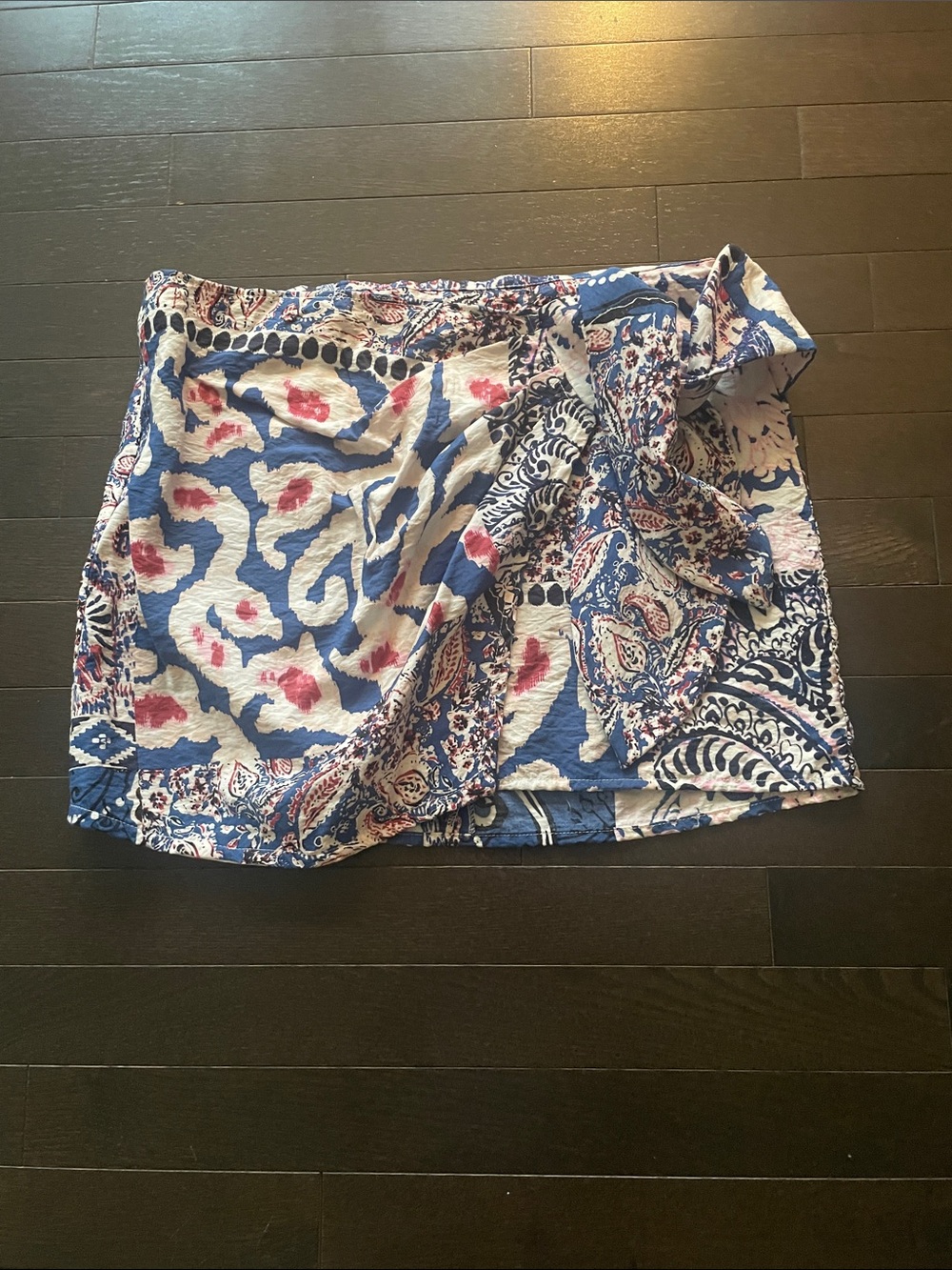 Zara Paisley Boho Mini Skirt